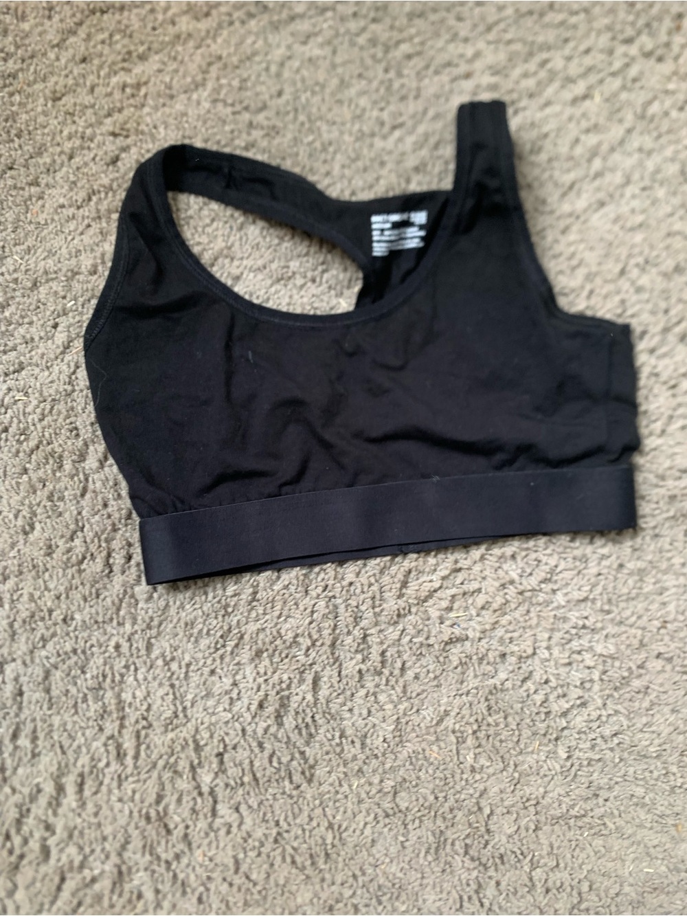 Everyday Racerback Sports Bra - Black